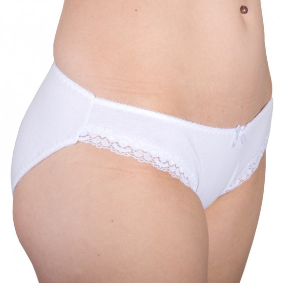 Braga de mujer Molvy blanca con encaje (MD-750-KEB)