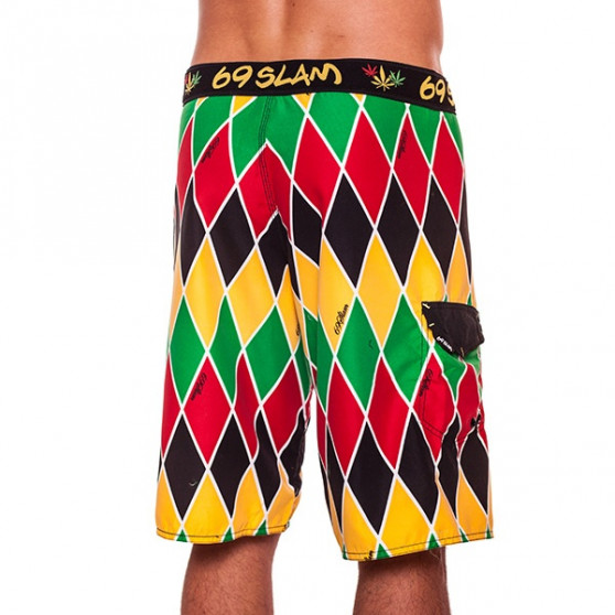 Bañador hombre 69SLAM Boardshort largo Harlequin