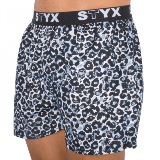 Calzones de hombre Styx art sports rubber cheetah (B551)