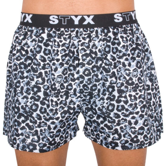 Calzones de hombre Styx art sports rubber cheetah (B551)