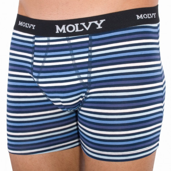 2PACK Boxers para hombre Molvy multicolor (KP-044-BEU)