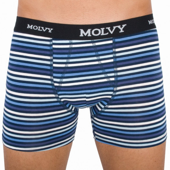 2PACK Boxers para hombre Molvy multicolor (KP-044-BEU)