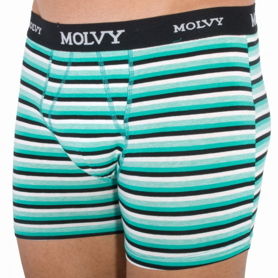 2PACK Boxers para hombre Molvy multicolor (KP-044-BEU)