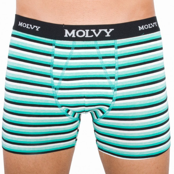 2PACK Boxers para hombre Molvy multicolor (KP-044-BEU)