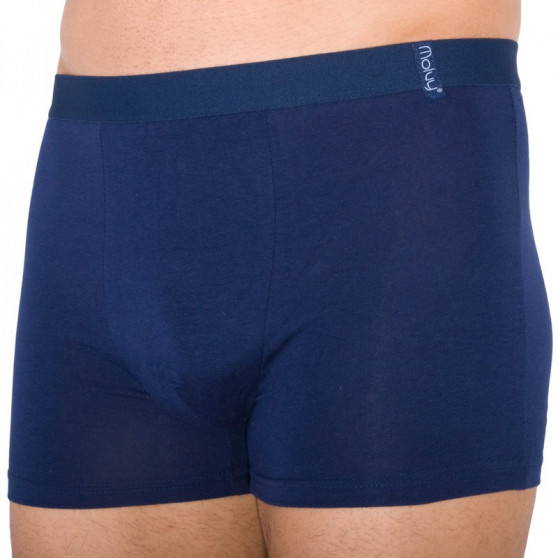 2PACK Boxers para hombre Molvy azul oscuro (KP-042-BEU)