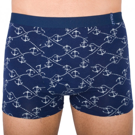 2PACK Boxers para hombre Molvy azul oscuro (KP-042-BEU)