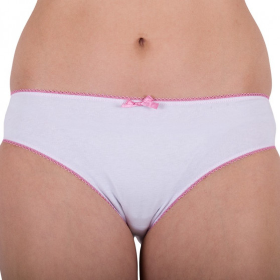 2PACK Braguitas de mujer  Blanco y rosa con flores Molvy