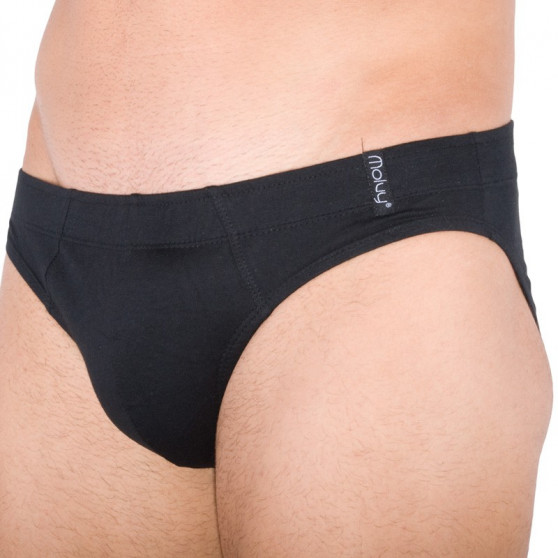 2PACK calzoncillos para hombre Molvy negro y azul (KP-013)