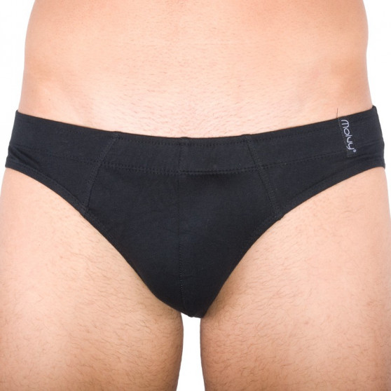 2PACK calzoncillos para hombre Molvy negro y azul (KP-013)