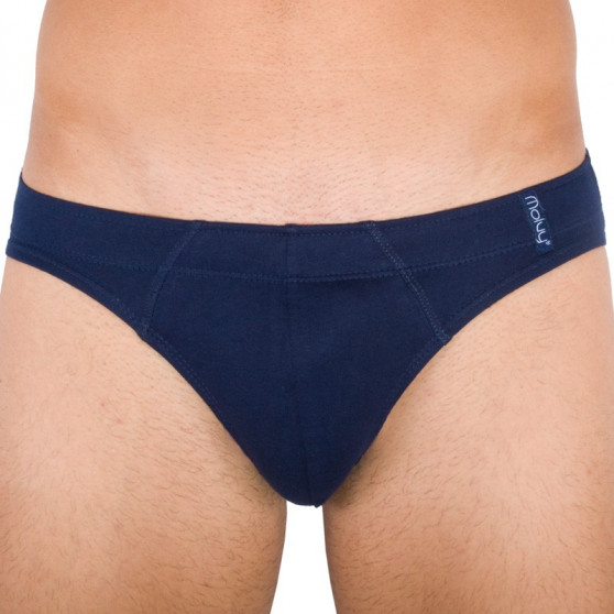 2PACK calzoncillos para hombre Molvy negro y azul (KP-013)