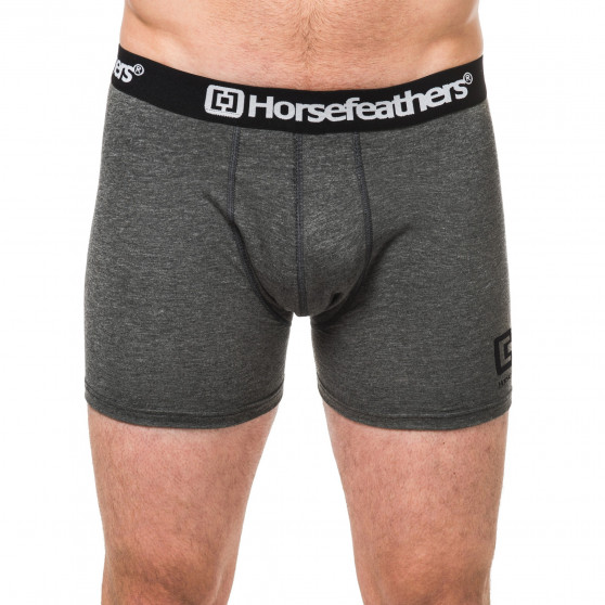 Boxers para hombre Horsefeathers Dynasty heather anthracite (AA540D)