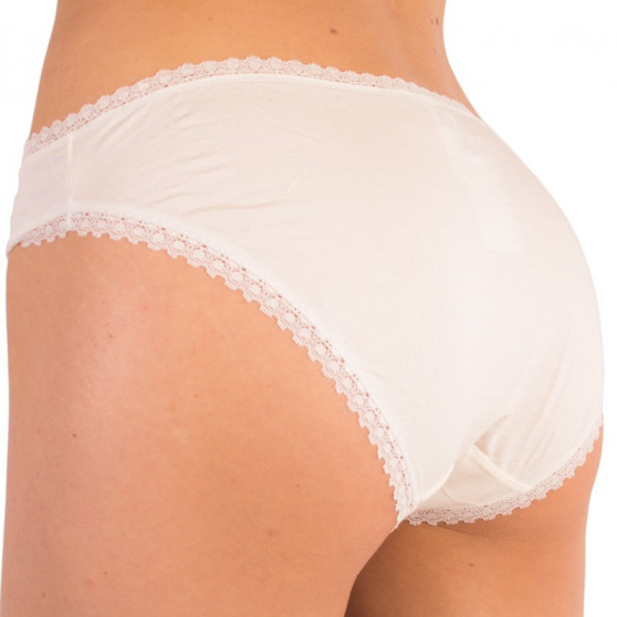 Braga de mujer Molvy crema con encaje