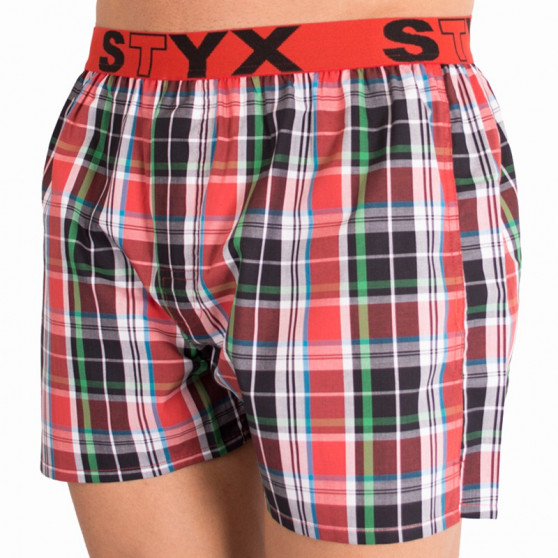 Calzones de hombre Styx elástico deportivo multicolor (B617)