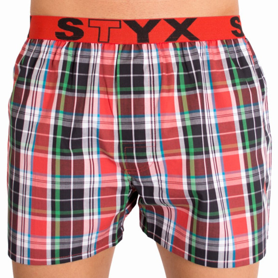 Calzones de hombre Styx elástico deportivo multicolor (B617)