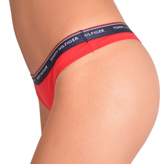 3PACK tanga de mujer Tommy Hilfiger multicolor (UW0UW00048 012)