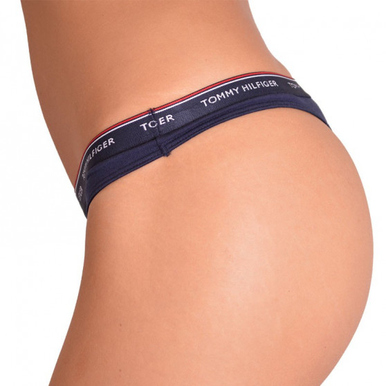 3PACK tanga de mujer Tommy Hilfiger multicolor (UW0UW00048 012)