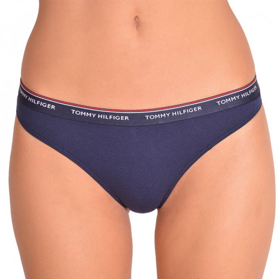 3PACK tanga de mujer Tommy Hilfiger multicolor (UW0UW00048 012)