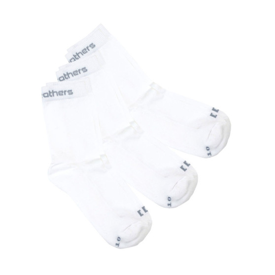 3PACK calcetines Horsefeathers blanco (AA547B)