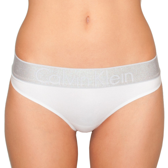 Tanga de mujer Calvin Klein blanco (QF4054E-100)