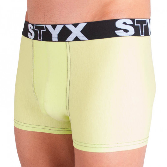 Boxers para hombre Styx goma clásica verdosa (G4)