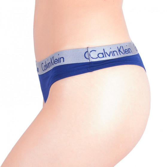 Tanga de mujer Calvin Klein azul (QD3539E-SX1)