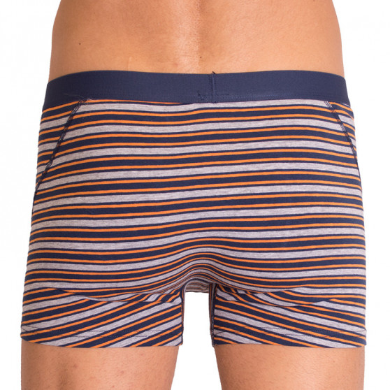 2PACK Boxers para hombre  gris con rayas Molvy