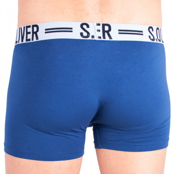 3PACK Boxers para hombre S.Oliver azul (26.899.97.4229.12C1)