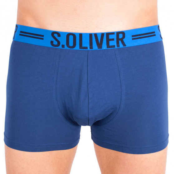 3PACK Boxers para hombre S.Oliver azul (26.899.97.4229.12C1)