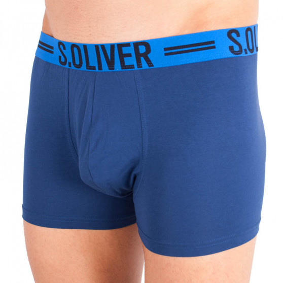 3PACK Boxers para hombre S.Oliver azul (26.899.97.4229.12C1)