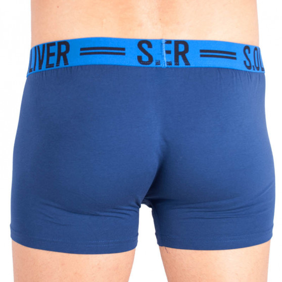 3PACK Boxers para hombre S.Oliver azul (26.899.97.4229.12C1)