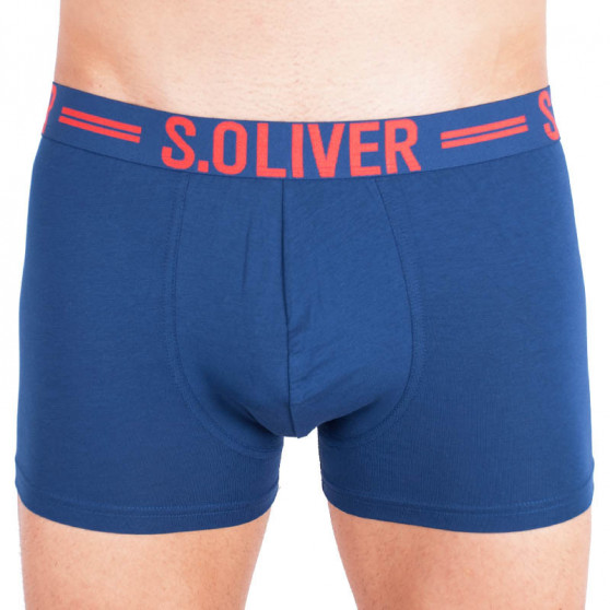 3PACK Boxers para hombre S.Oliver azul (26.899.97.4229.12C1)