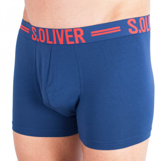 3PACK Boxers para hombre S.Oliver azul (26.899.97.4229.12C1)