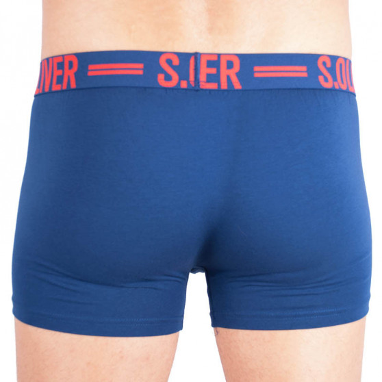 3PACK Boxers para hombre S.Oliver azul (26.899.97.4229.12C1)