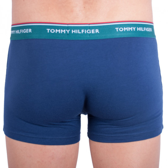 3PACK Boxers para hombre Tommy Hilfiger azul oscuro (1U87903842 358)