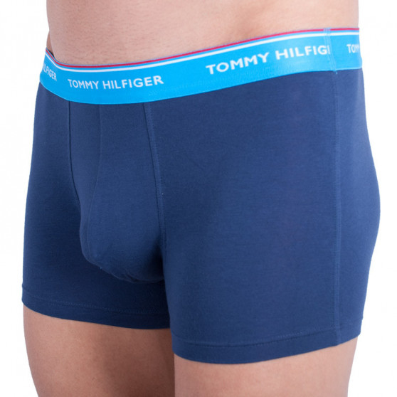 3PACK Boxers para hombre Tommy Hilfiger azul oscuro (1U87903842 358)