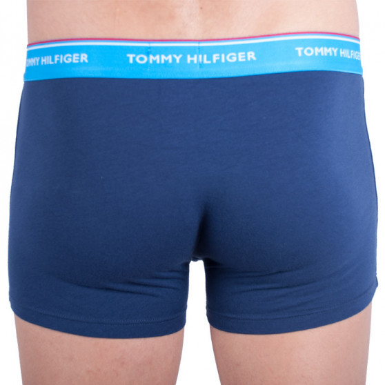 3PACK Boxers para hombre Tommy Hilfiger azul oscuro (1U87903842 358)