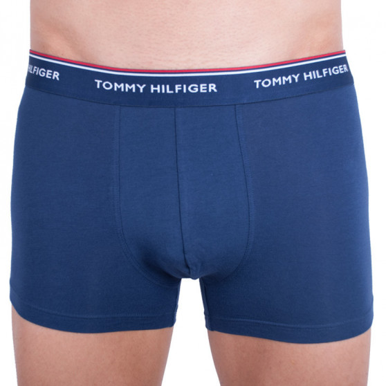 3PACK Boxers para hombre Tommy Hilfiger azul oscuro (1U87903842 358)