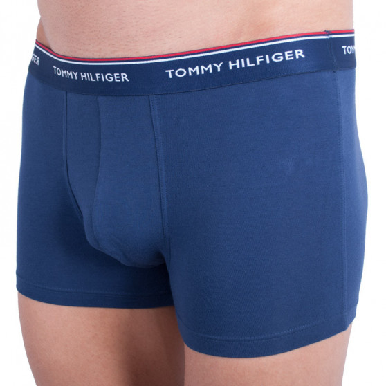 3PACK Boxers para hombre Tommy Hilfiger azul oscuro (1U87903842 358)