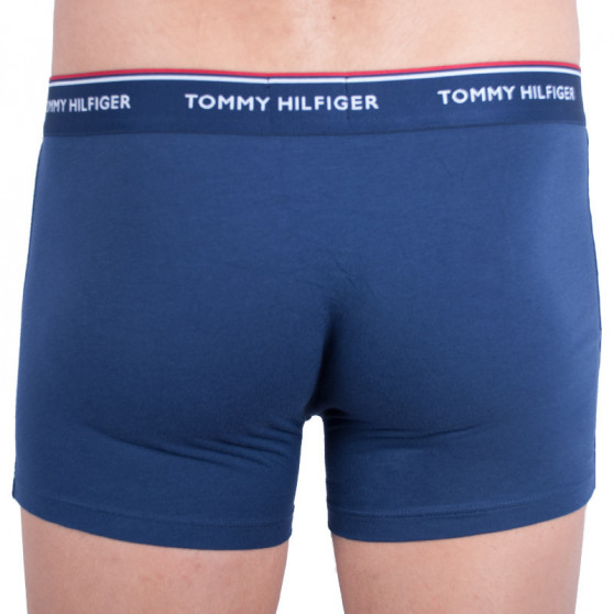 3PACK Boxers para hombre Tommy Hilfiger azul oscuro (1U87903842 358)