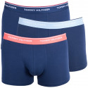 3PACK Boxers para hombre Tommy Hilfiger azul oscuro (1U87903842 423)