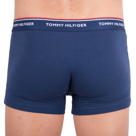 3PACK Boxers para hombre Tommy Hilfiger azul oscuro (1U87903842 423)