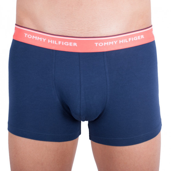 3PACK Boxers para hombre Tommy Hilfiger azul oscuro (1U87903842 423)