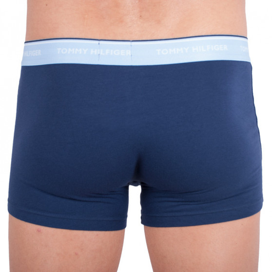 3PACK Boxers para hombre Tommy Hilfiger azul oscuro (1U87903842 423)