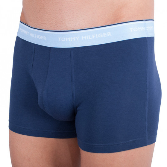 3PACK Boxers para hombre Tommy Hilfiger azul oscuro (1U87903842 423)