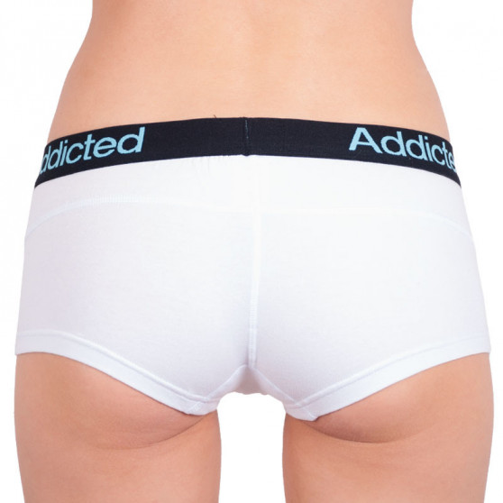 2PACK bragas de mujer  blanco azul blanco morado Addicted