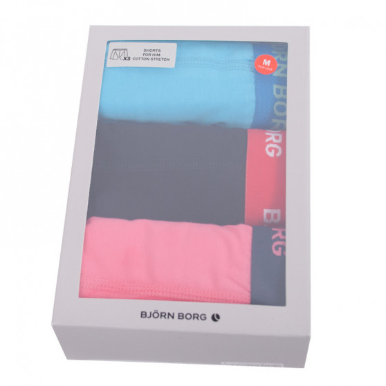 3PACK Boxers para hombre Bjorn Borg multicolor (1811-1117-70391)