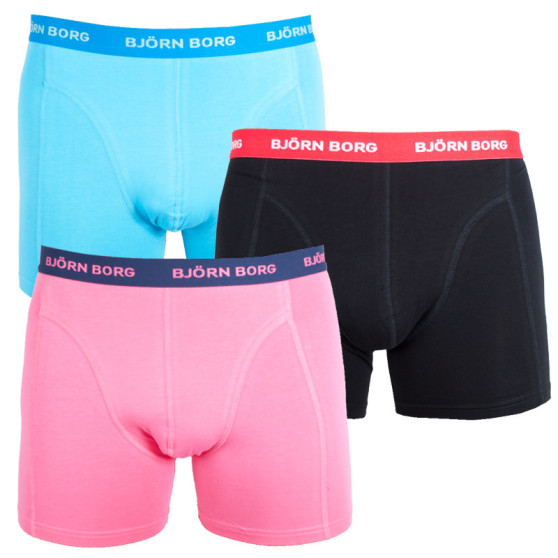 3PACK Boxers para hombre Bjorn Borg multicolor (1811-1117-70391)