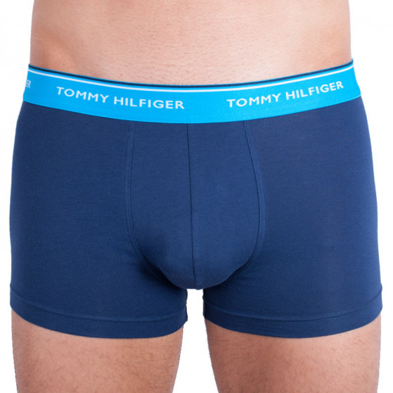 3PACK Boxers para hombre Tommy Hilfiger azul oscuro (1U87903842 073)