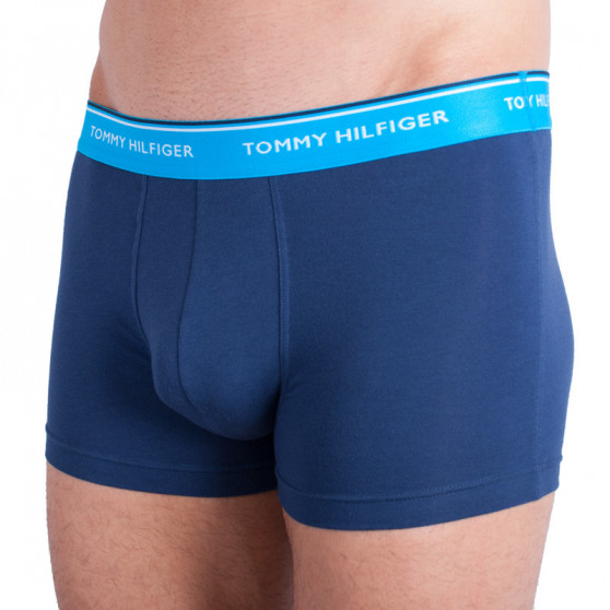 3PACK Boxers para hombre Tommy Hilfiger azul oscuro (1U87903842 073)