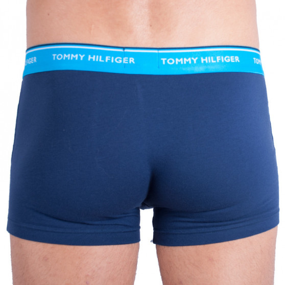 3PACK Boxers para hombre Tommy Hilfiger azul oscuro (1U87903842 073)